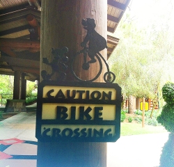 Bicicleta no hotel na Disney